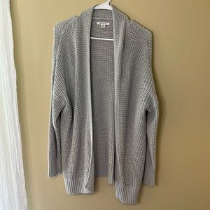 Light grey knit cardigan